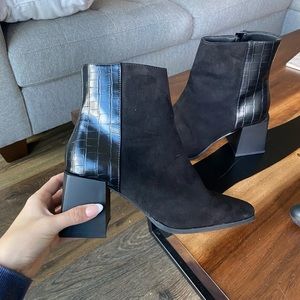 ASOS black booties size 7